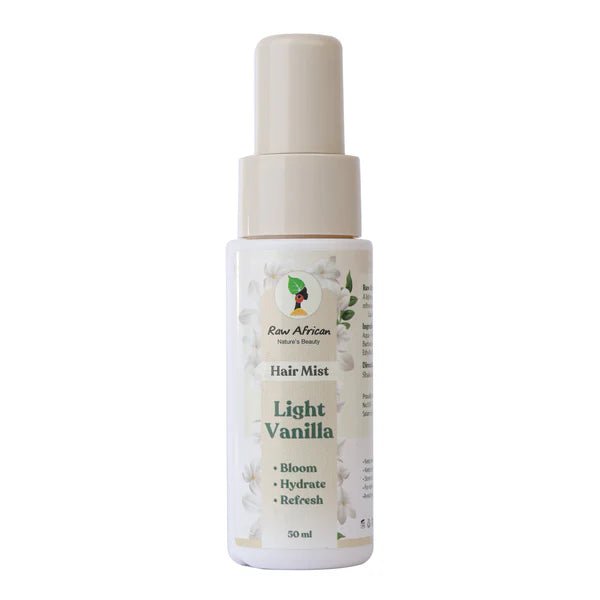 RAW AFRICAN HAIR MIST LIGHT VANILLA 50ML - Anwar Store