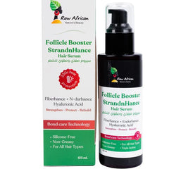 Raw African Hair Serum Follicle Booster Strandn Hance 125ml - قلم حواجب Raw African 125 مل