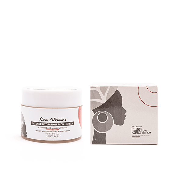 RAW AFRICAN INTENSE HYDRATION FACIAL CREAM 50GM - Anwar Store