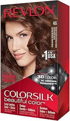 REVLON 46 MEDIUM GOLDEN CHESTNUT BROWN COLORSILK WITH KERATIN 3D COLOR - Anwar Store