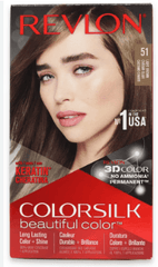 REVLON 51 LIGHT BROWN COLORSILK WITH KERATIN 3D COLOR - Anwar Store