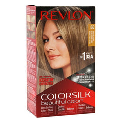 REVLON 60 DARK ASH BLONDE COLORSILK WITH KERATIN 3D COLOR - Anwar Store