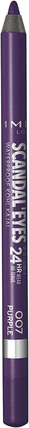 RIMMEL LONDON SCANDAL EYES WATERPROOF KOHL KAJAL EYELINER - 007 PURPLE - Anwar Store