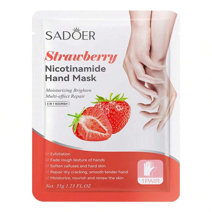 SADOER STRAWBERRY HAND MASK 35G - Anwar Store