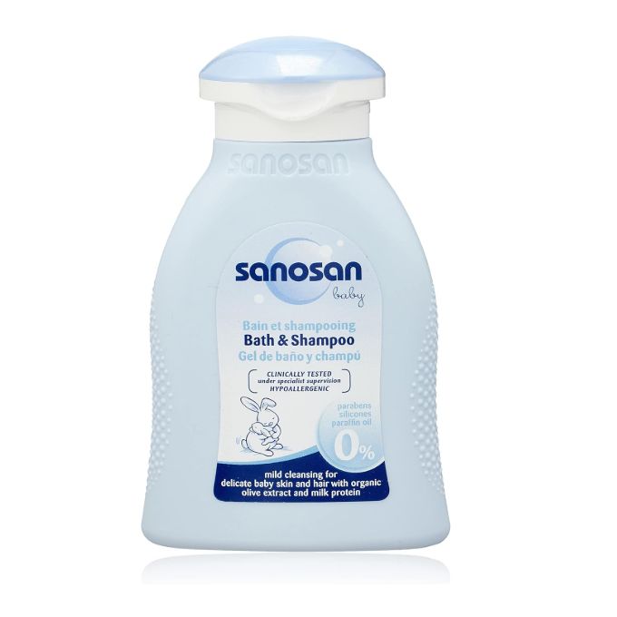 SANOSAN BABY BATH & SHAMPOO 100 ML - Anwar Store