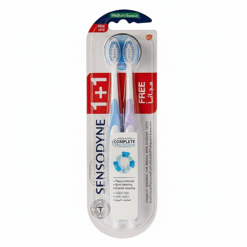 SENSODYNE COMPLETE PROTECTION MEDIUM TOOTHBRUSH 1+1FREE - Anwar Store