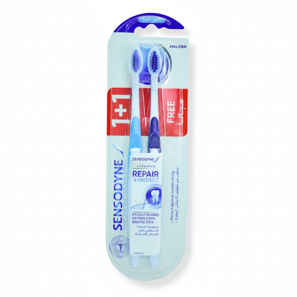 SENSODYNE repair protict soft TOOTHBRUSH, 1+1 FREE - Anwar Store
