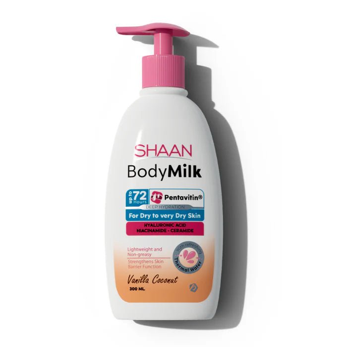 SHAAN BODY MILK VANILLA COCONUT 300ML - Anwar Store