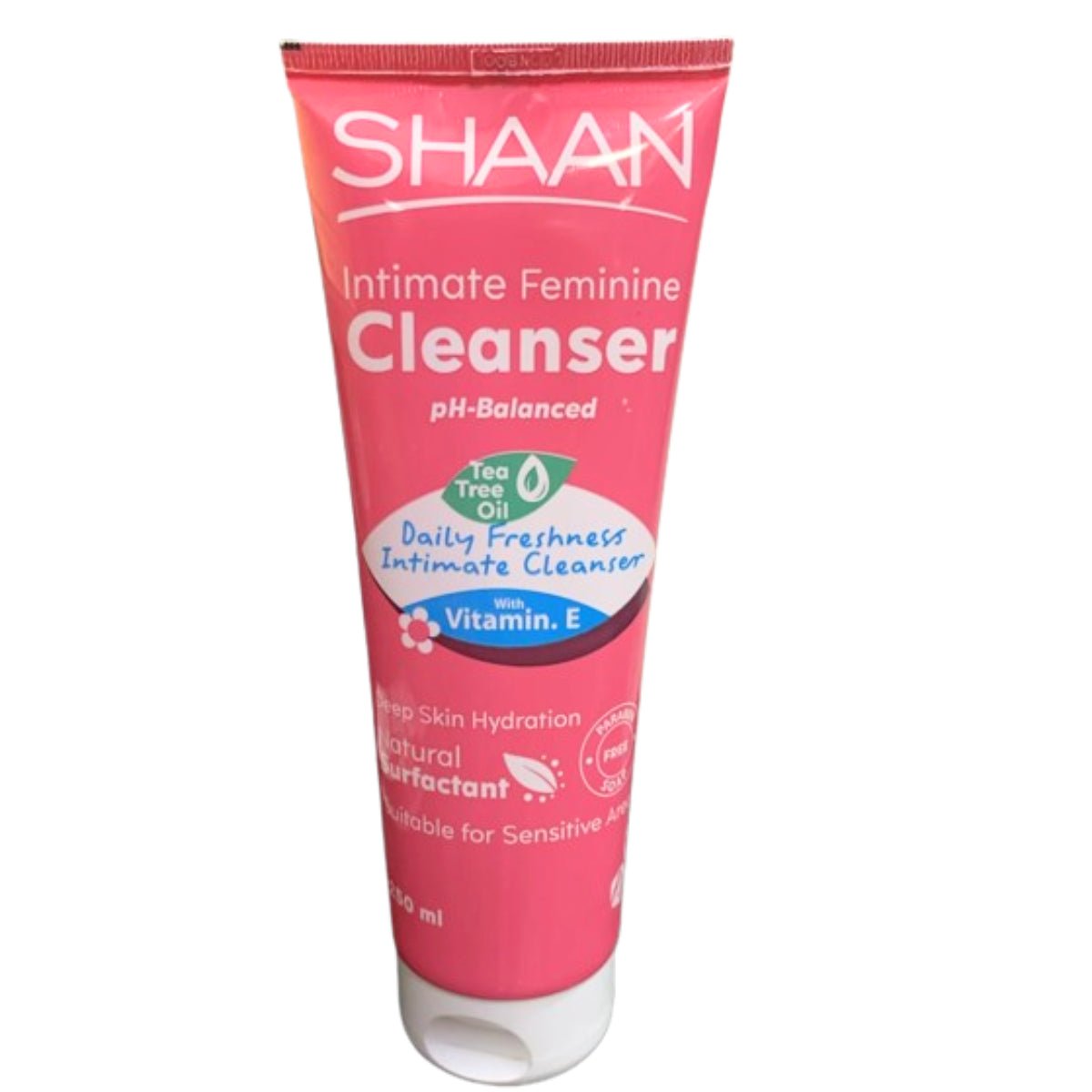 SHAAN INTIMATE FEMININE CLEANSER VITAMIN E 250ML - Anwar Store