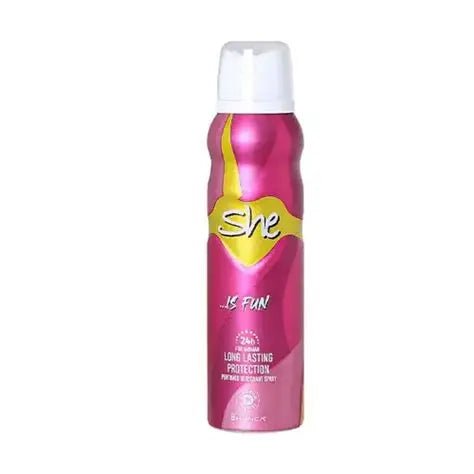 SHE IS FUN LONG LASTING PERFUME SPRAY 150ML - Anwar Store