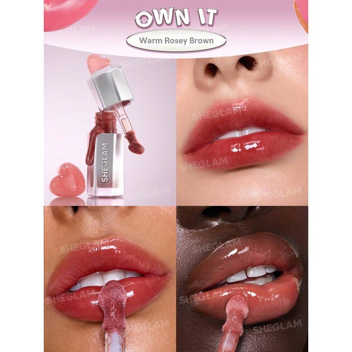 SHEGLAM 312 own it lock air gloss - ملمع شفاه شي جلام