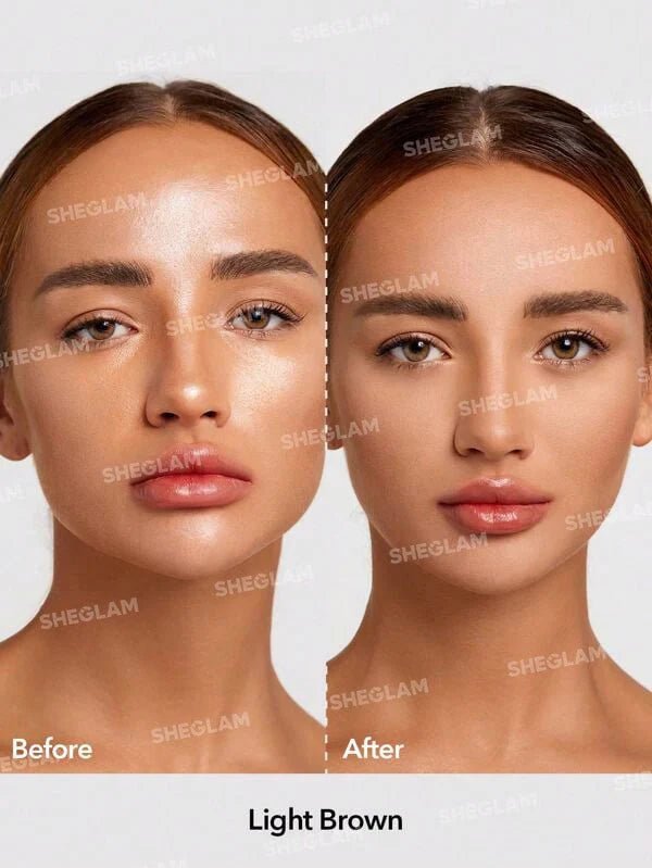 SHEGLAM BAKED GLOW SETTING POWDER-LIGHT BROWN 5.5G - Anwar Store