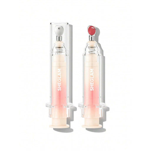 SHEGLAM Booster Shine Plumping Lip Gloss-PINK FLAMINGO