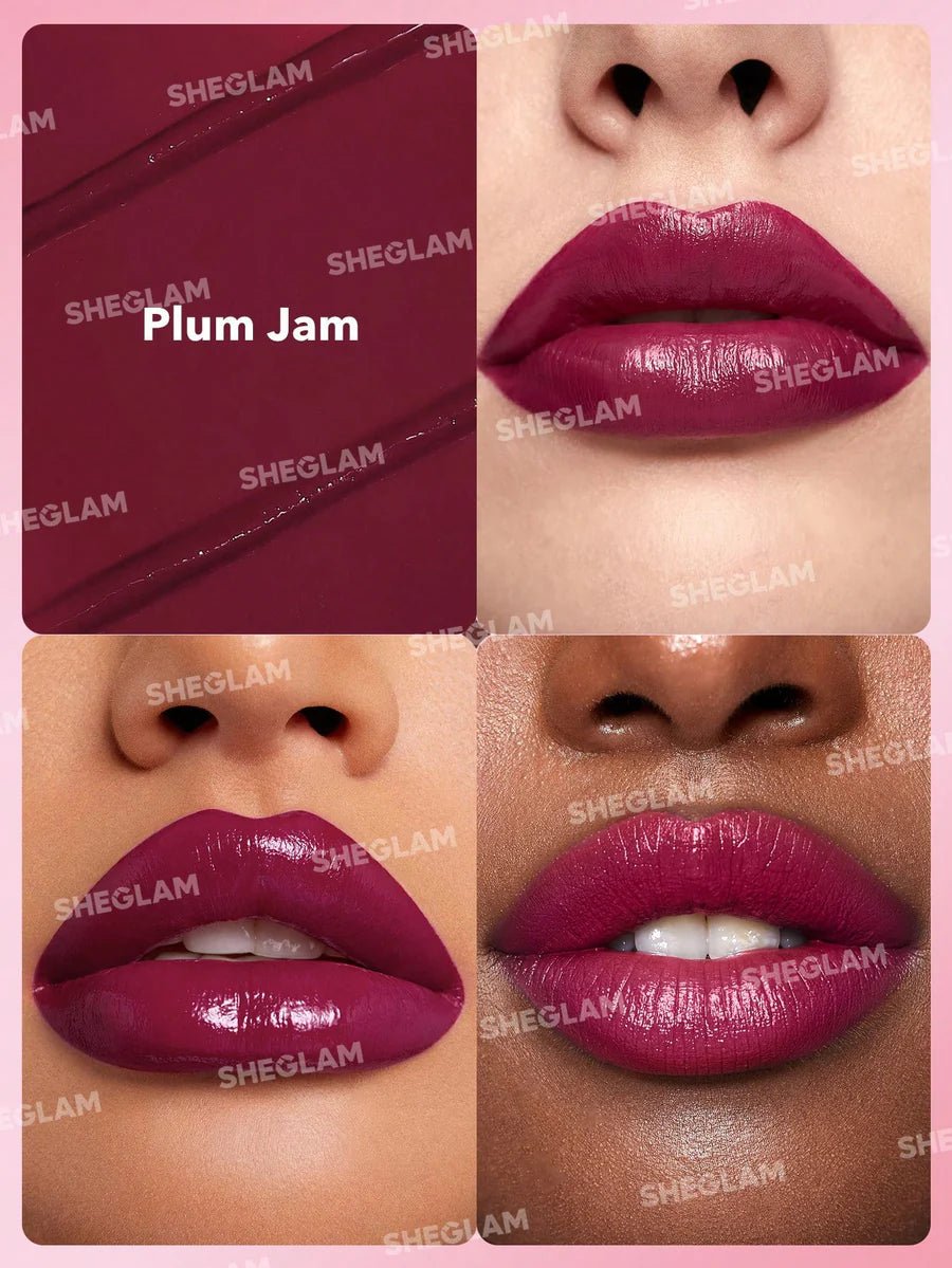 SHEGLAM CREME ALLURE LIPSTICK - C 302 PLUM JAM 3.5G - Anwar Store