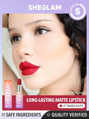 SHEGLAM DYNAMATTE LONG LASTING MATTE LIPSTICK- IT TAKES GUTS 2.9G - Anwar Store