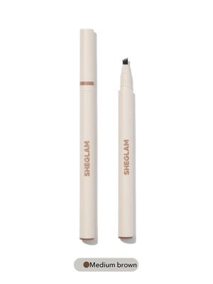 SHEGLAM FEATHER BETTER LIQUID EYEBROW PENCIL-MEDIUM BROWN - Anwar Store