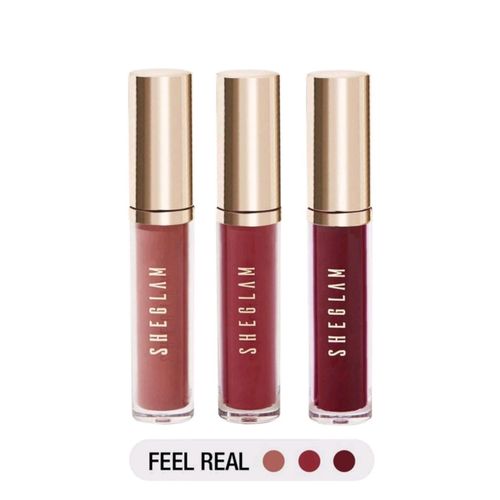 SHEGLAM FEEL REAL LIQUID LIP STICK SET - Anwar Store