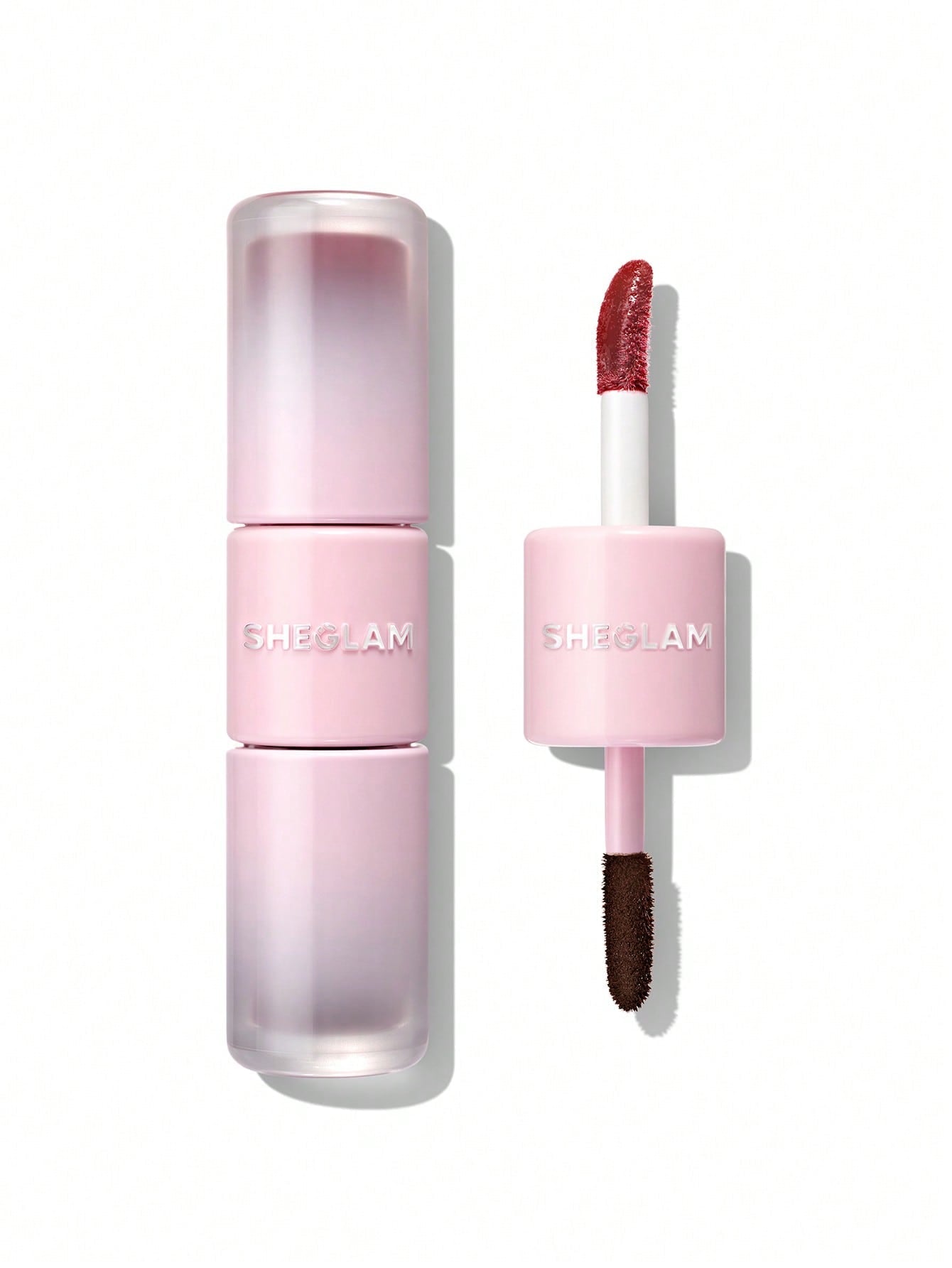 Sheglam Line To Shine Cherry Cola 310 Lip Stain&gloss Duo 2ml - ملمع شفاه شي جلام 2 مل