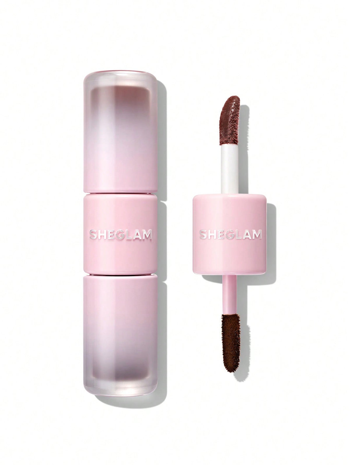 Sheglam Line To Shine Lava Cake 513 Lip Stain&gloss Duo 2ml - ملمع شفاه شي جلام 2 مل