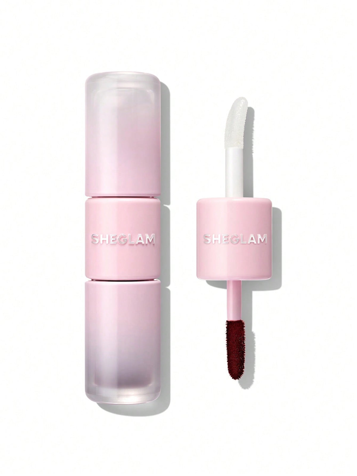 Sheglam Line To Shine Pinky Promise 110 Lip Stain&gloss Duo 2ml - ملمع شفاه شي جلام 2 مل