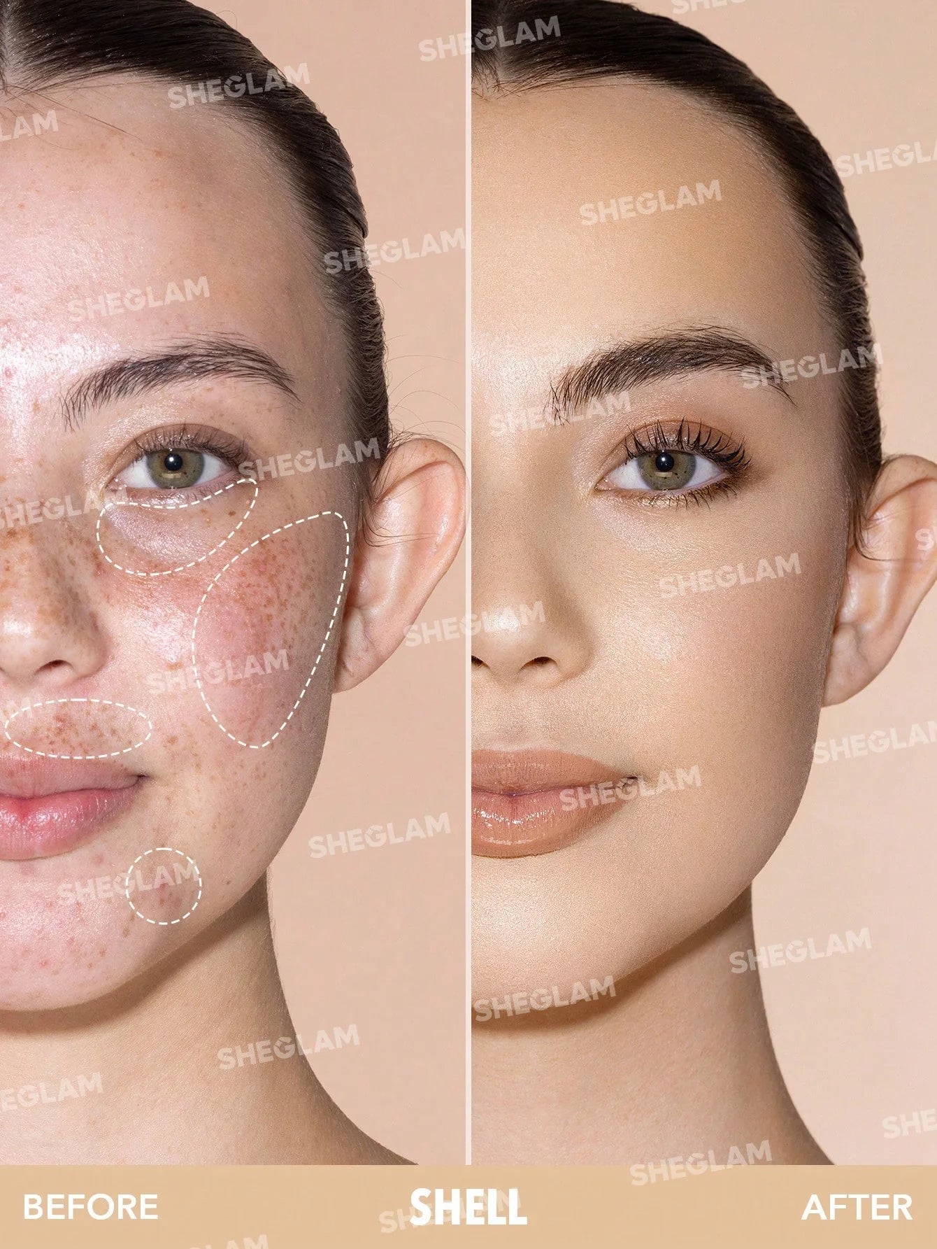 SHEGLAM PERFECT SKIN HIGH COVERAGE CONCEALER-SHELL 4.5G - Anwar Store