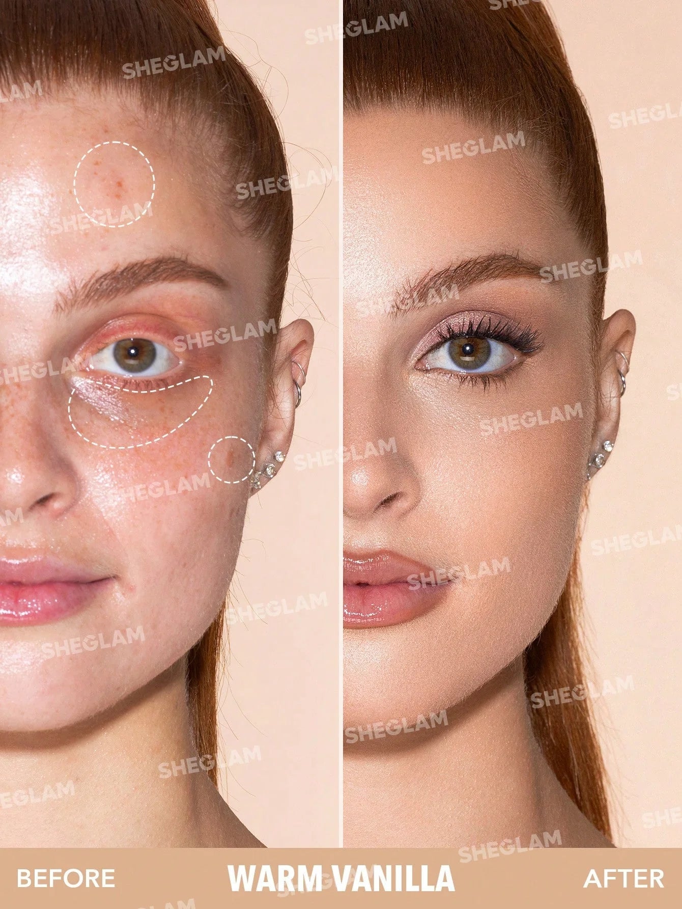 SHEGLAM PERFECT SKIN HIGH COVERAGE CONCEALER-WARM VANILLA 4.5G - Anwar Store