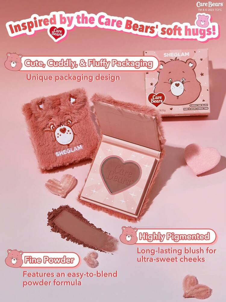 SHEGLAM TICKLED PINK CARE BEARS CUDDLE TIME BLUSH - Anwar Store