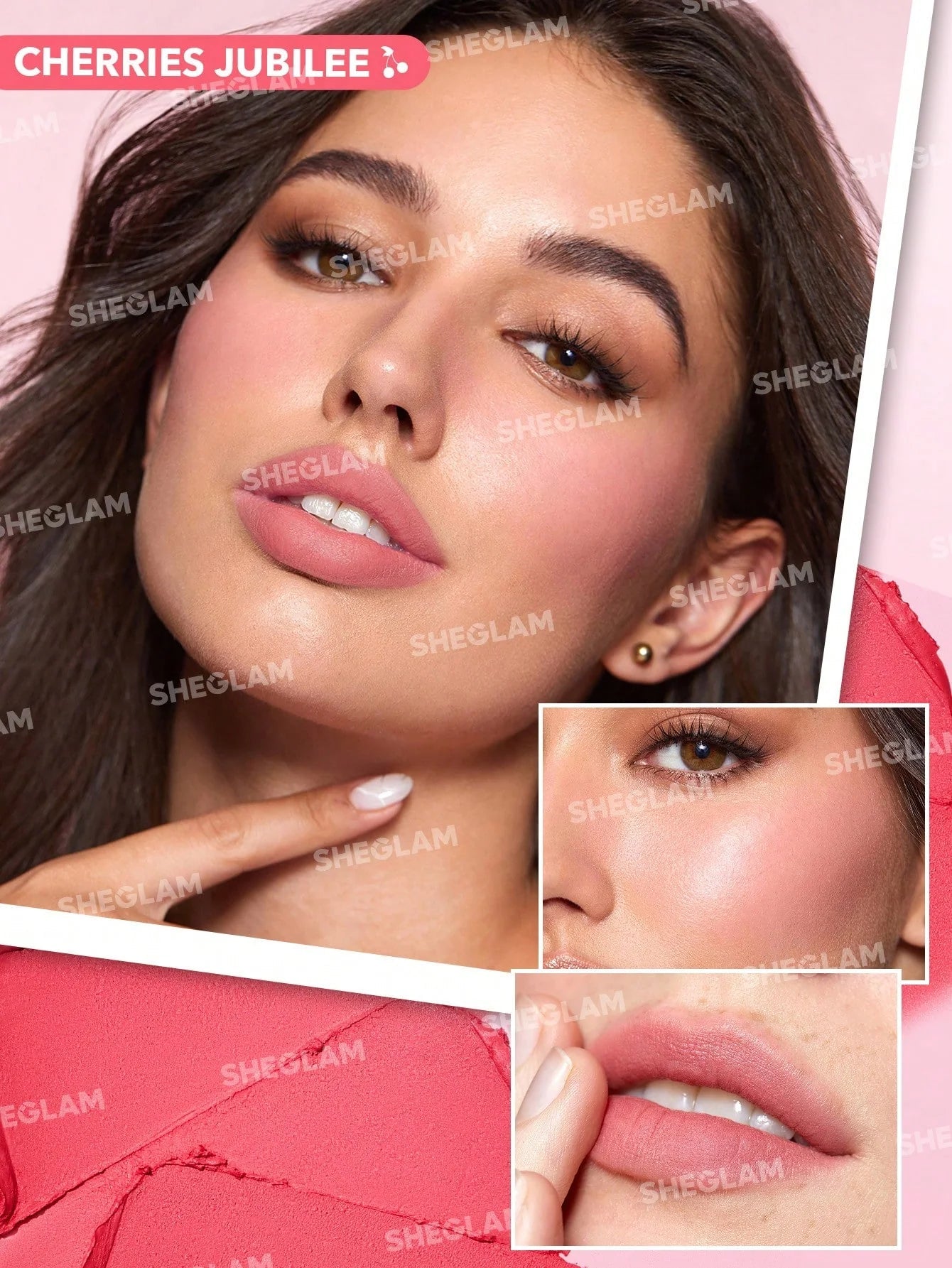 SHEGLAM VERY CHERRY CHEEK & LIP CREAM STACK 3.96G - Anwar Store