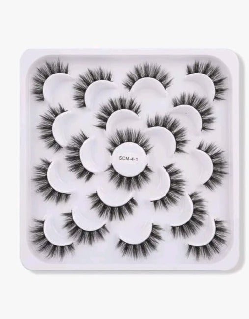 SHEIN 10PAIRS FLASE EYELASHES - Anwar Store