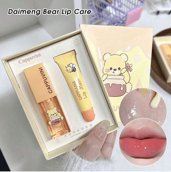 SHEIN CAPPUVINI DAIMENG BEAR LIP CARE SET - Anwar Store