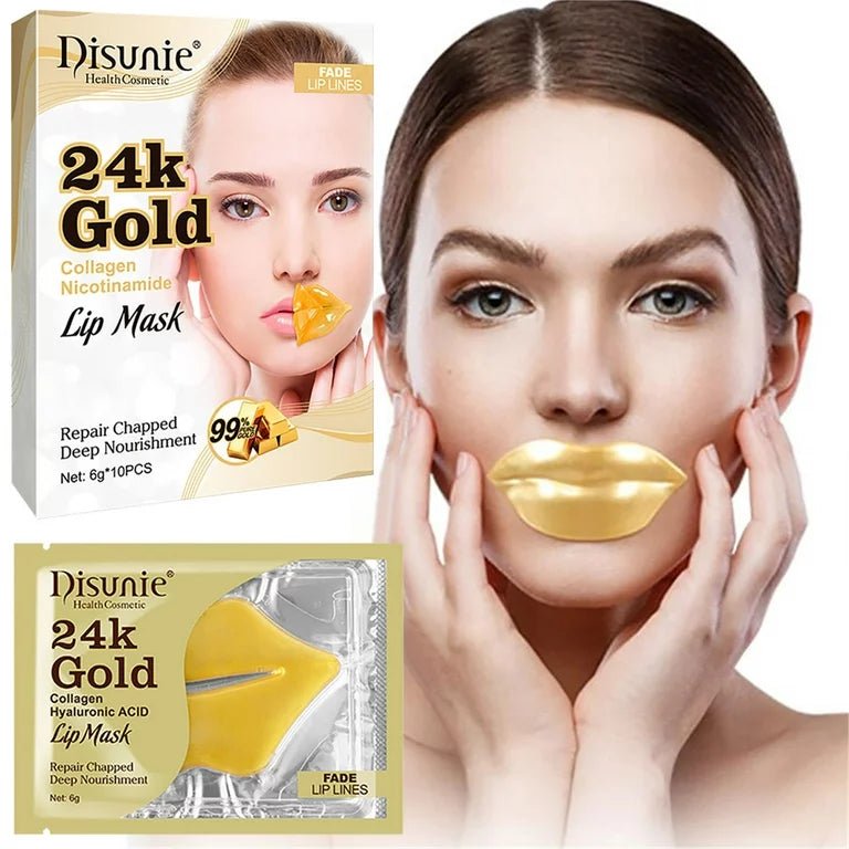 SHEIN DISUNIE 24K GOLD COLLAGEN LIP MASK - Anwar Store