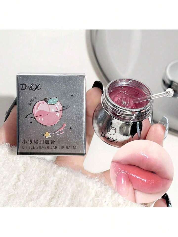 SHEIN D&X LITTLE SILVER JAR LIP BALM - Anwar Store
