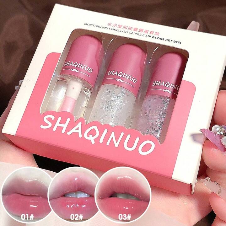 SHEIN SHAQINUO LIP GLOSS SET - Anwar Store