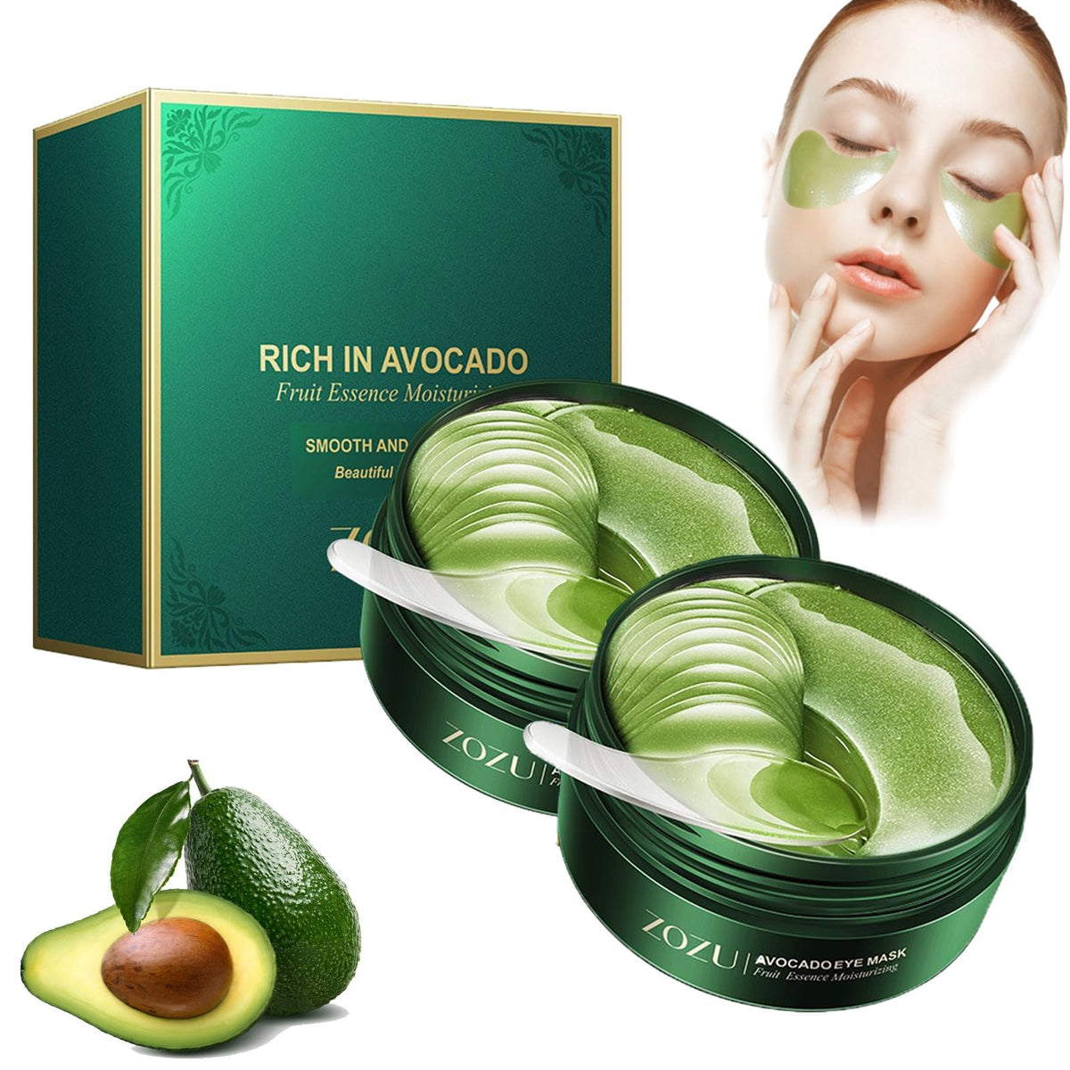SHEIN ZOZU EYE MASK RICH IN AVOCADO - Anwar Store