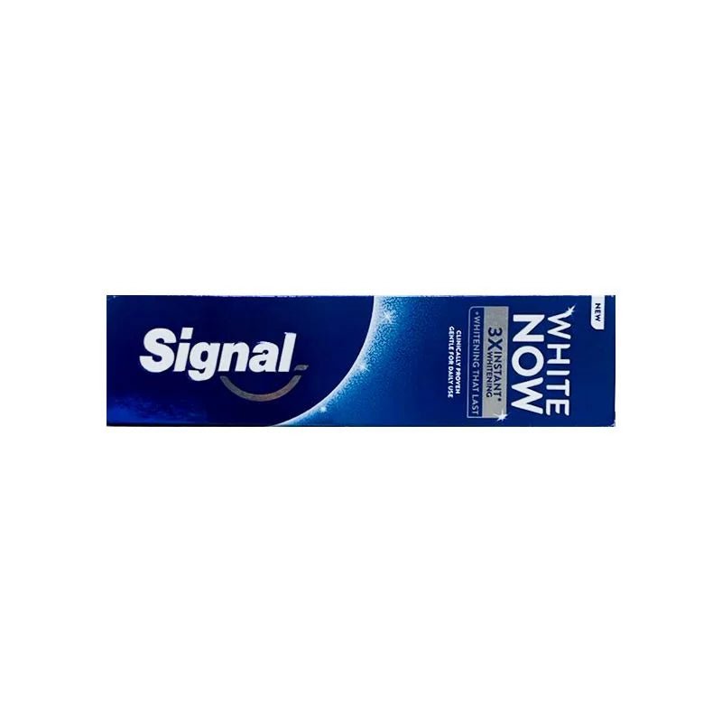 SIGNAL WHITE NOW WHITENING THAT LAST TOOTHPASTE - 75ML - Anwar Store