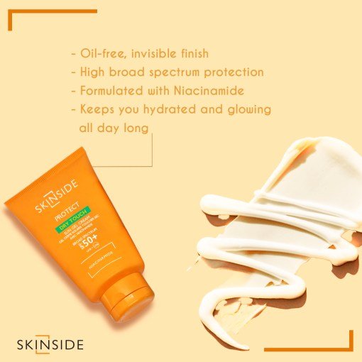 SKINSIDE SUN GEL CREAM NIACINAMIDE SPF50+ 50ML - Anwar Store