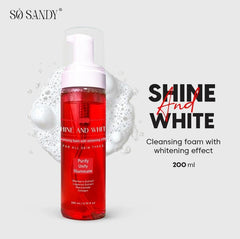 So Sandy Shine and White Foam Cleanser 200 ml - Anwar Store