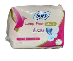 Sofy Musk Maxi Thick Long 8 Pads - فوط صحية Sofy