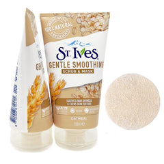 ST.IVES GENTLE SMOOTHING SCRUB & MASK OATMEAL 150ML - Anwar Store