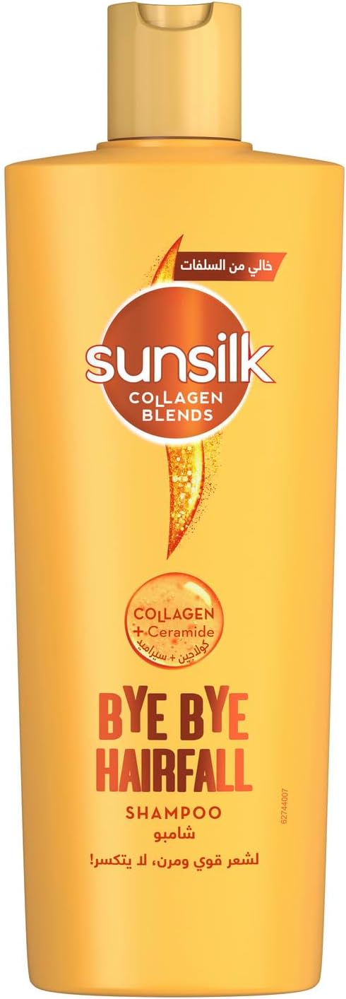 SUNSILK COLLAGEN BLENDS BYE BYE HAIR FALL SHAMPOO 350ML - Anwar Store