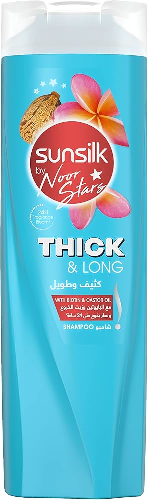 SUNSILK THICK & LONG SHAMPOO 350ML - Anwar Store