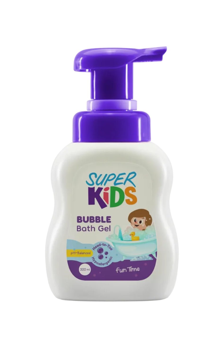 SUPER KIDS BUBBLE BATH GEL 300ML - Anwar Store