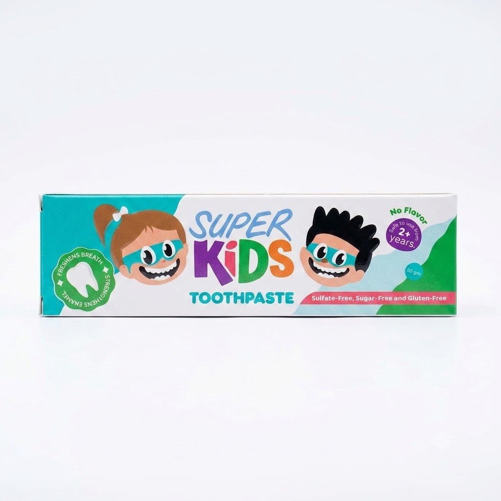 SUPER KIDS TOOTHPASTE NO FLAVOR 50GM - Anwar Store