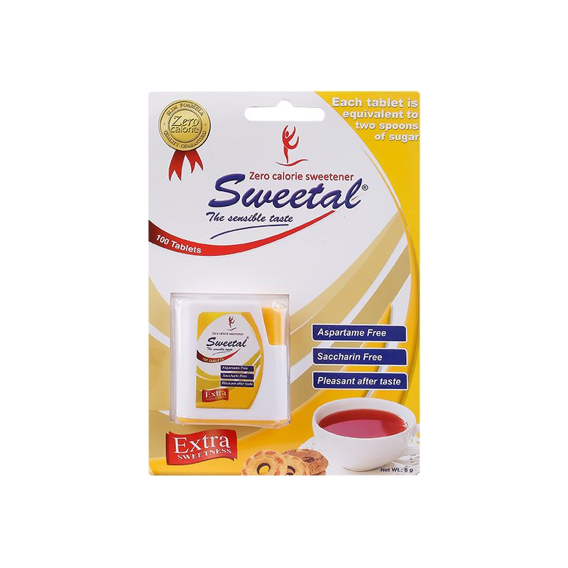 sweetal diet sugar 100 tablet - Anwar Store