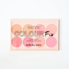 Technic Colour Fix Blush Palette 28g - بلاشر وبرونزر Technic 28 جم