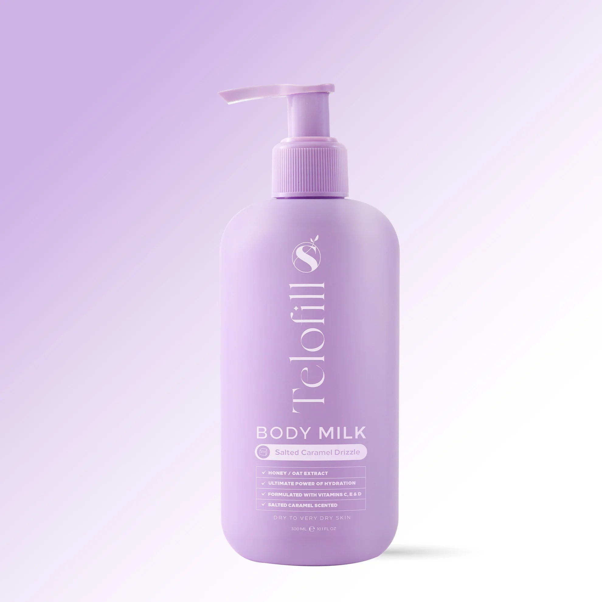 Telofill Body Milk Salted Caramel Drizzle 300 ml | لوشن للجسم تيلوفيل 300 مل - Anwar Store