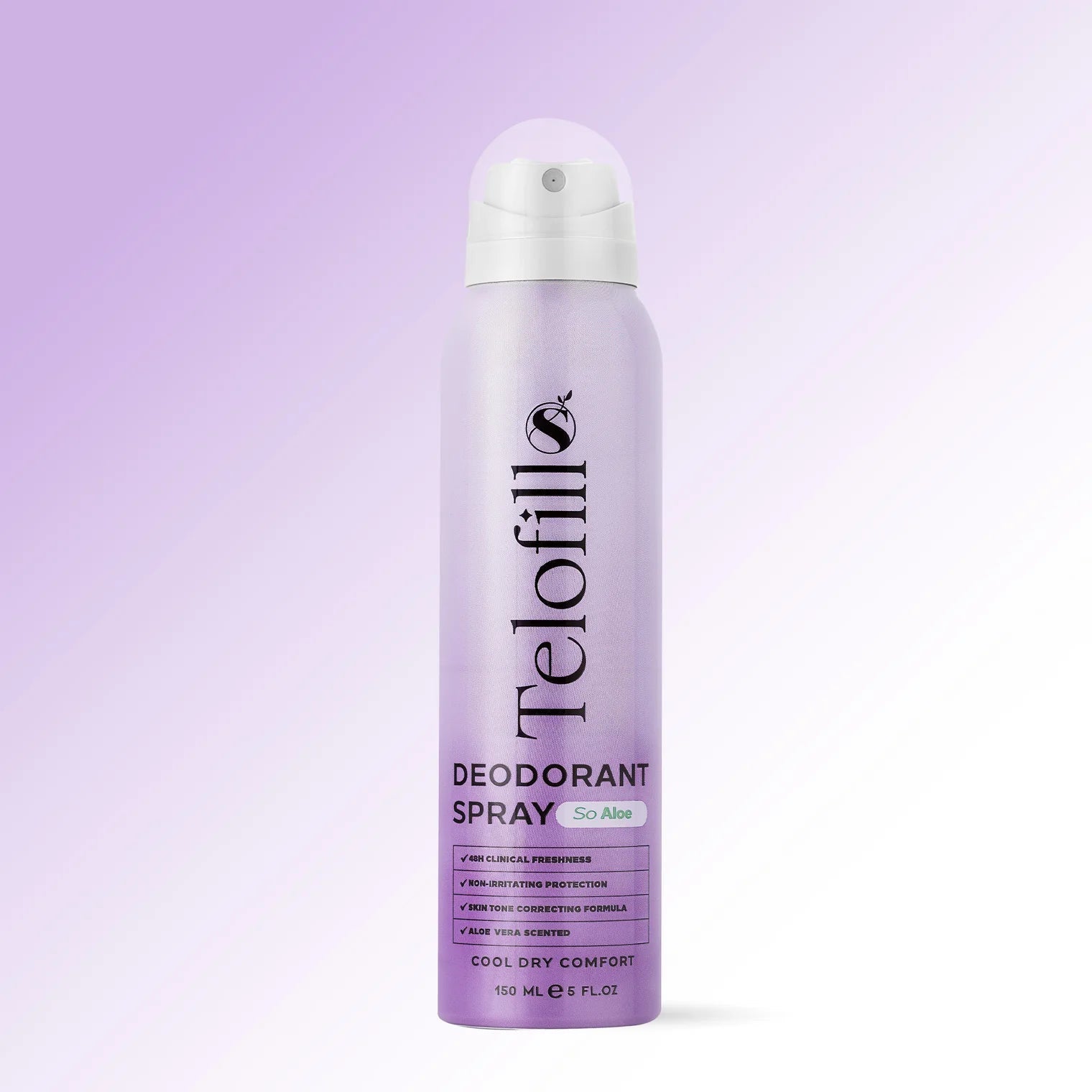 TELOFILL DEODRANT SPRAY SO ALOE 150ML - Anwar Store