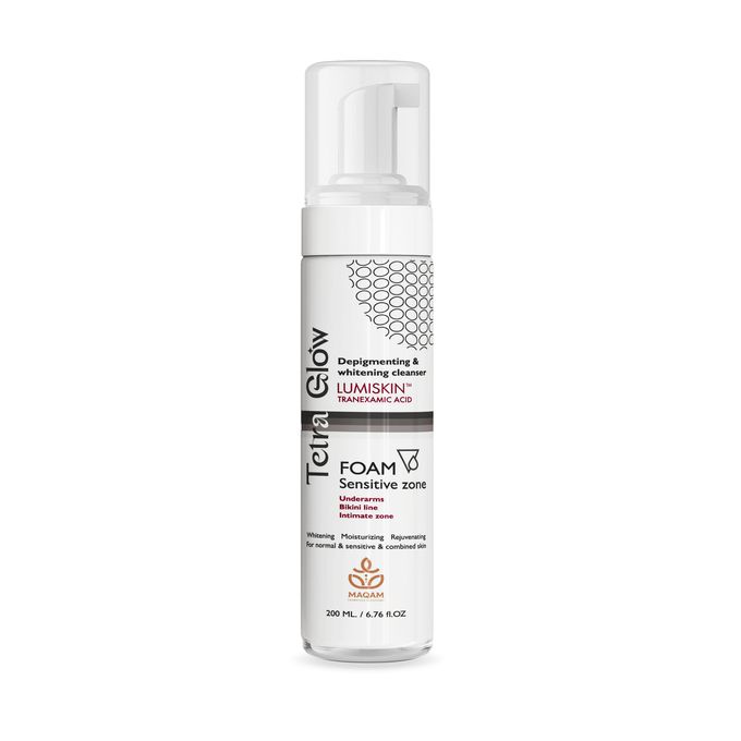 TETRA GLOW CLEANSER FOAM SENSITIVE ZONE 200ML - Anwar Store