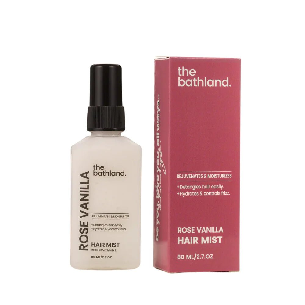 The Bath Land Hair Mist Rose Vanilla - 80 ML - منتج تصفيف الشعر The Bath Land 80 مل
