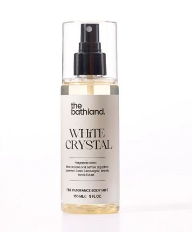 The bath land White Crystal Body mist 150ml - Anwar Store